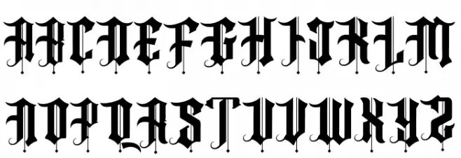 Fancy Quisley Regular フォント 大文字