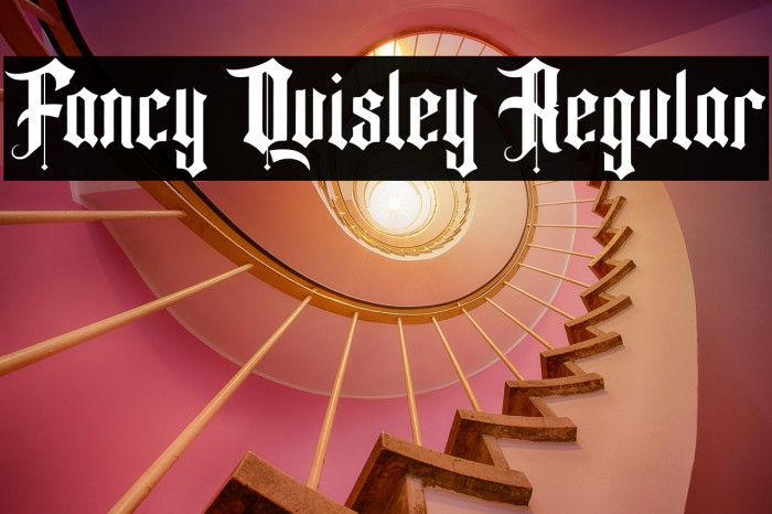 Fancy Quisley Regular Example 1