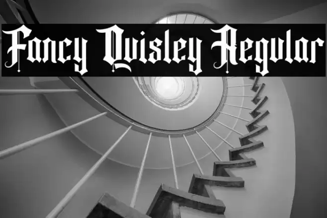 Fancy Quisley Regular Font examples