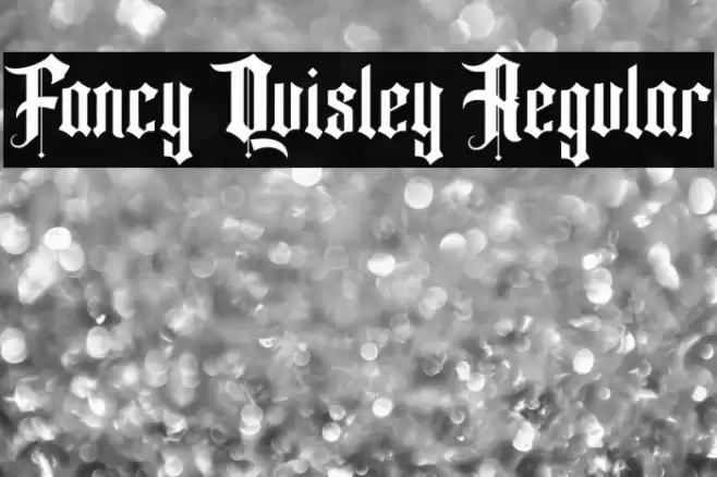 Fancy Quisley Regular Font examples