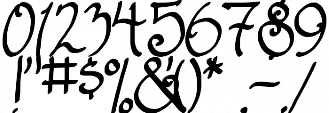 Fancy That フォント その他の文字