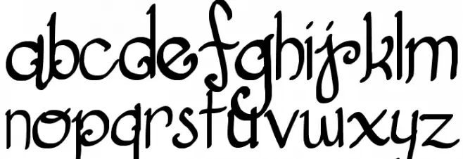 Fancy That Font LOWERCASE