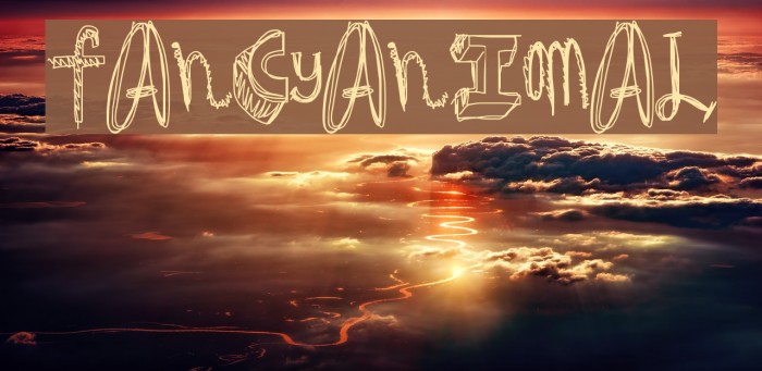 FancyAnimal Font examples