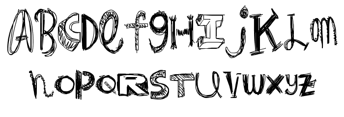 FancyAnimal Font LOWERCASE