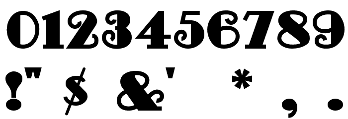 FancyPants Font OTHER CHARS