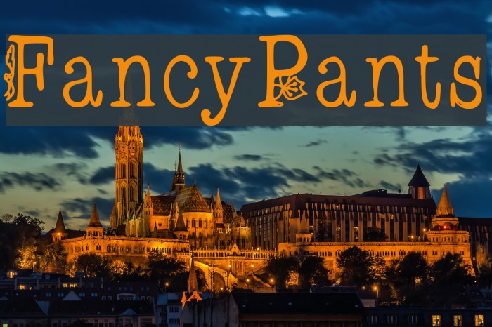 FancyPants Font examples