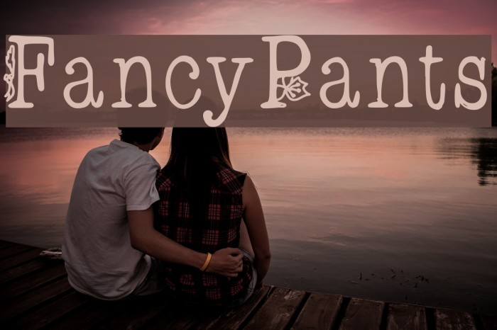FancyPants Font examples