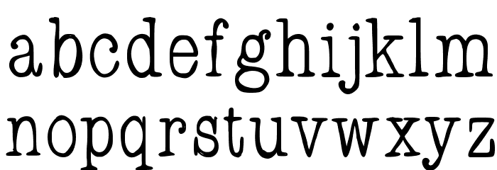 FancyPants Font LOWERCASE