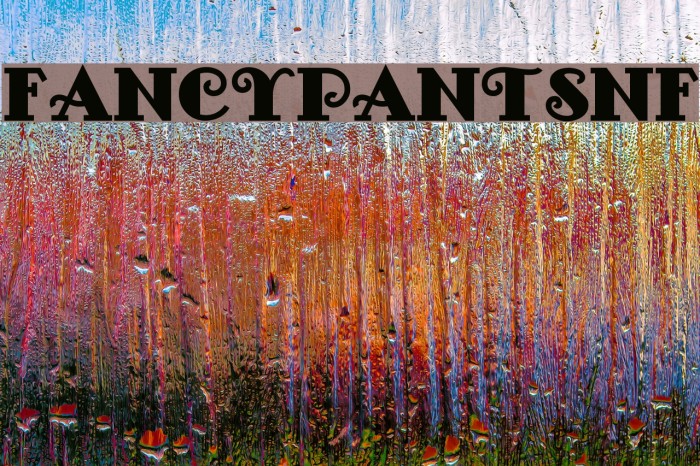 FancyPantsNF Font examples