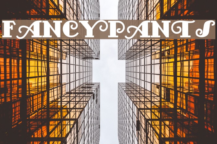 FancyPants Font examples