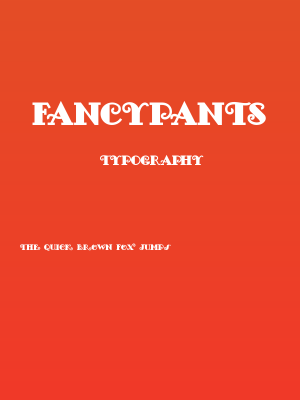FancyPants Poster