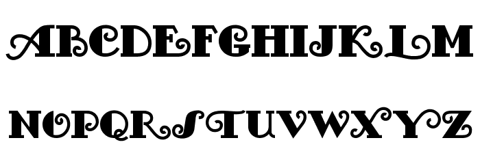 FancyPants Font LOWERCASE