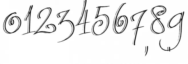 FancyPens Font OTHER CHARS