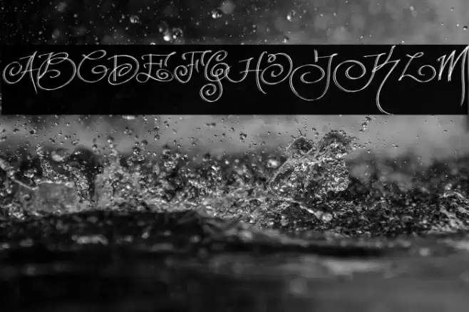 FancyPens Font examples