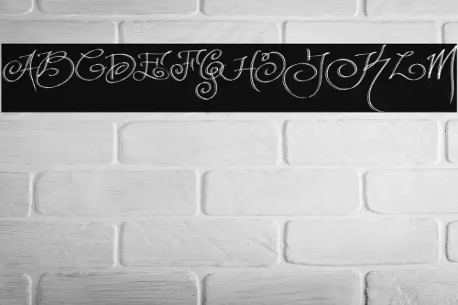 FancyPens Font examples