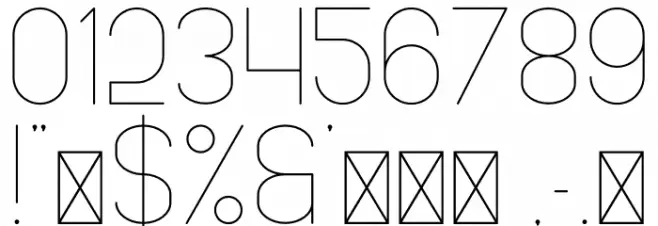 FancyRounded Light Font OTHER CHARS