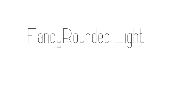FancyRounded Light Logo