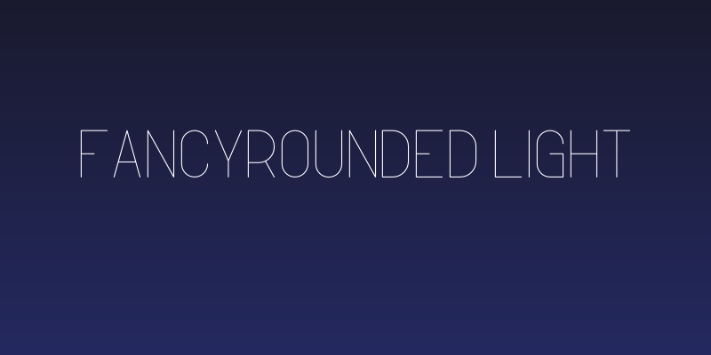 FancyRounded Light Social Header