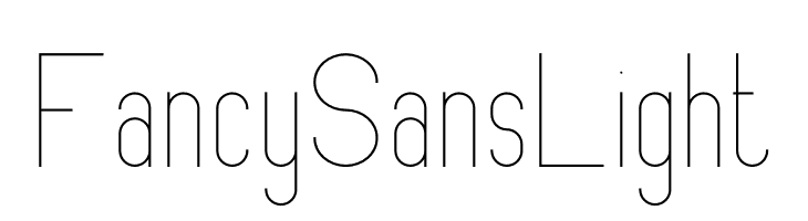 FancySans Light  नि: शुल्क फ़ॉन्ट्स डाउनलोड