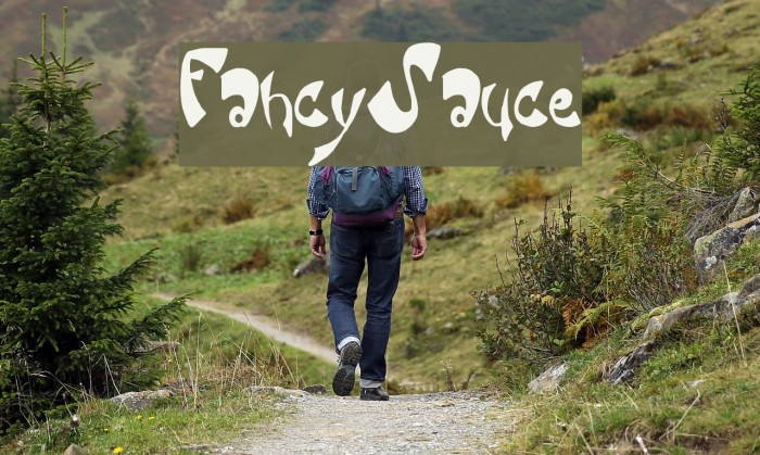 FancySauce Font examples