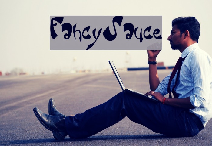 FancySauce Font examples