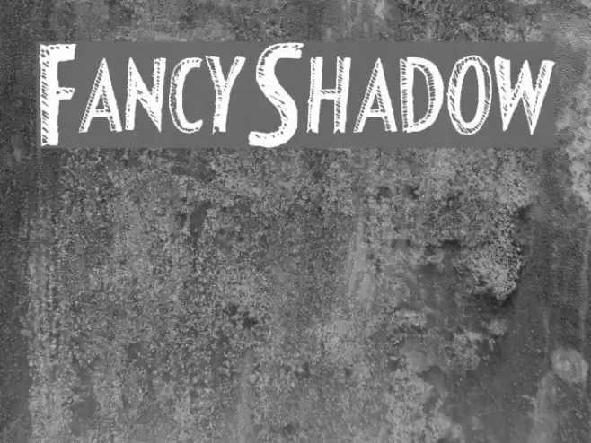 FancyShadow Font examples