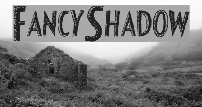 FancyShadow Font examples