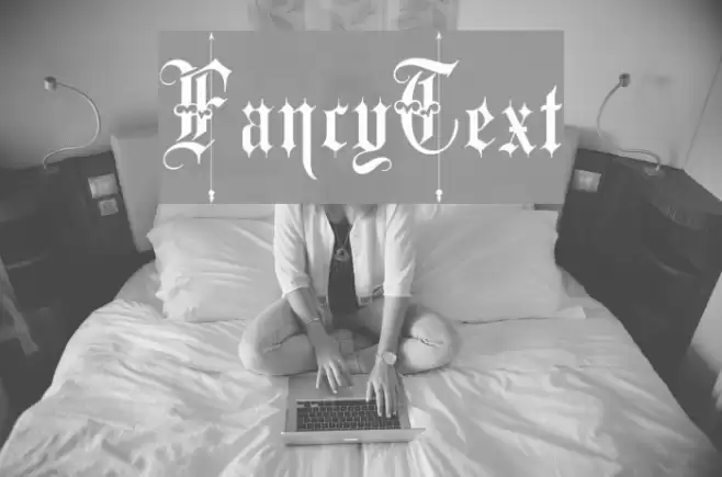 FancyText Schriftart examples