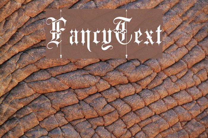 FancyText Font examples