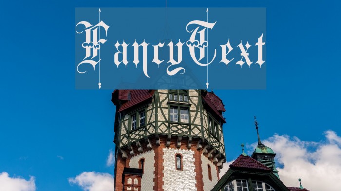 FancyText Font examples