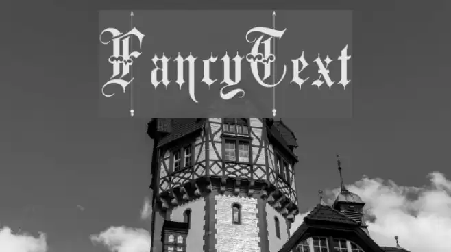FancyText Schriftart examples