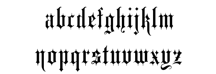 FancyText Font LOWERCASE