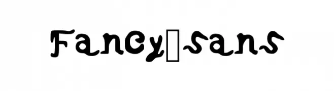 Fancy_sans  नि: शुल्क फ़ॉन्ट्स डाउनलोड