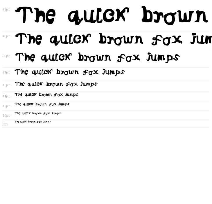 Fancy_sans Waterfall