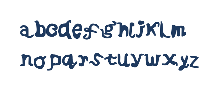 Fancy_sans Lowercase