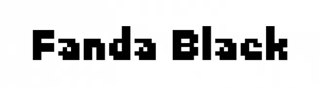 Fanda Black  تنزيل الخطوط