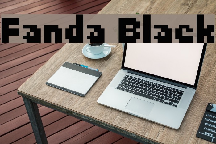 Fanda Black Font examples