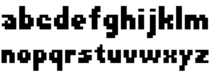 Fanda Black Font LOWERCASE