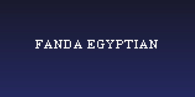 Fanda Egyptian Social Header