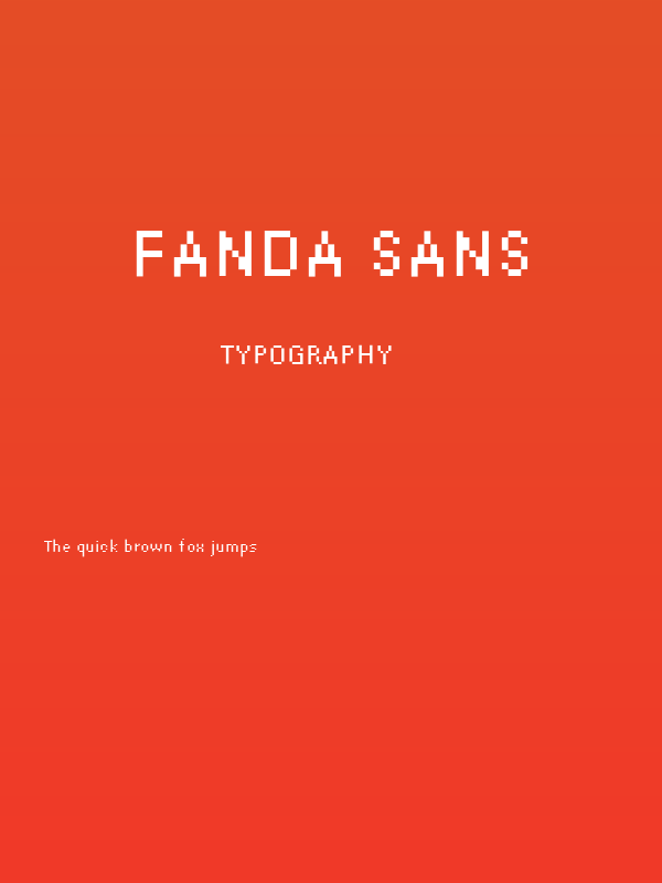Fanda Sans Poster