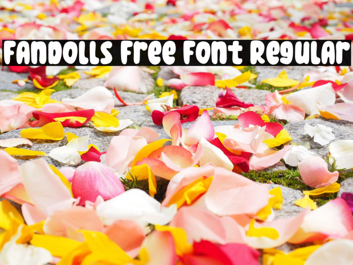 Fandolls Free Font Regular Example 2
