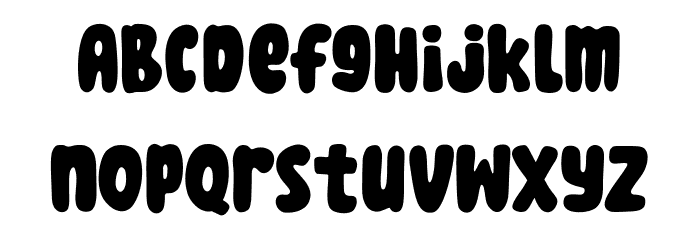Fandolls Free Font Regular Font LOWERCASE