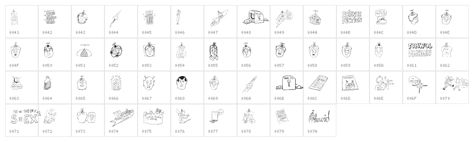 Fandom Dingbats Character Map