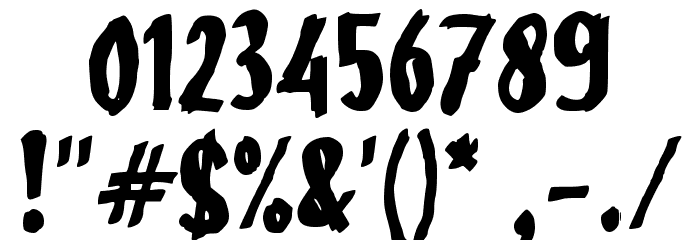 Fandory Font OTHER CHARS