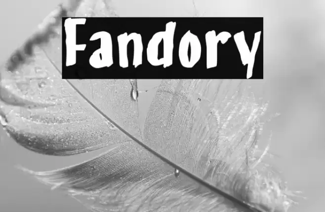 Fandory Fonte examples