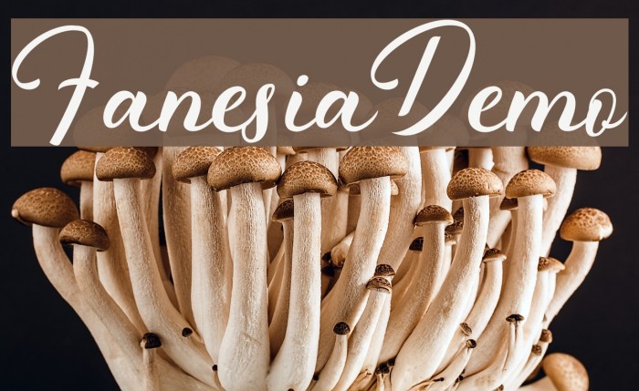 FanesiaDemo Font examples