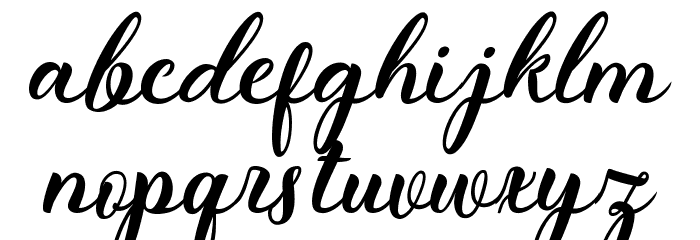 FanesiaDemo Font LOWERCASE