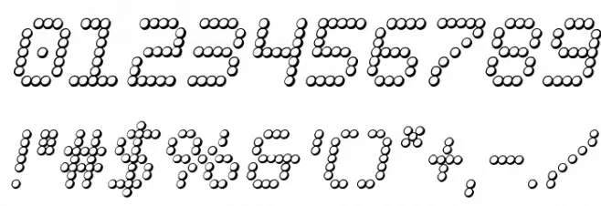 Fanfare Ticker 3D Italic Font OTHER CHARS