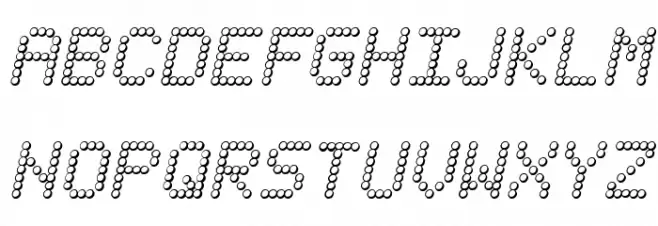 Fanfare Ticker 3D Italic フォント 大文字