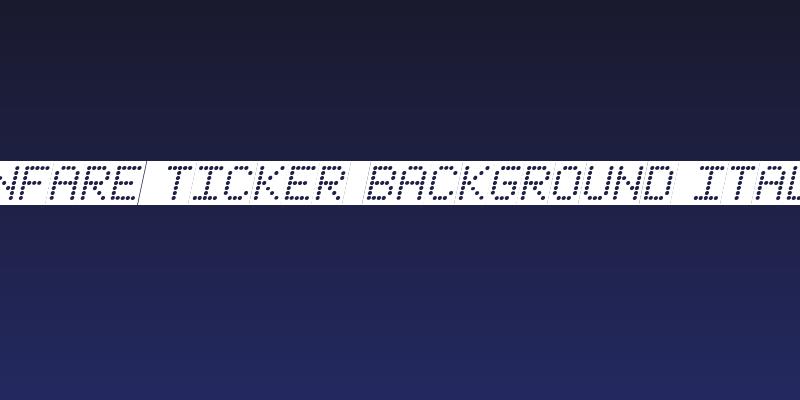 Fanfare Ticker Background Italic Social Header
